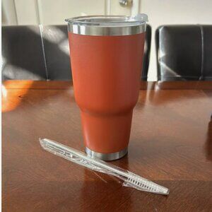 Orange Stainless Steel Tumbler 30 oz